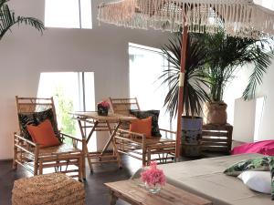 Bamboo Beistelltisch 0